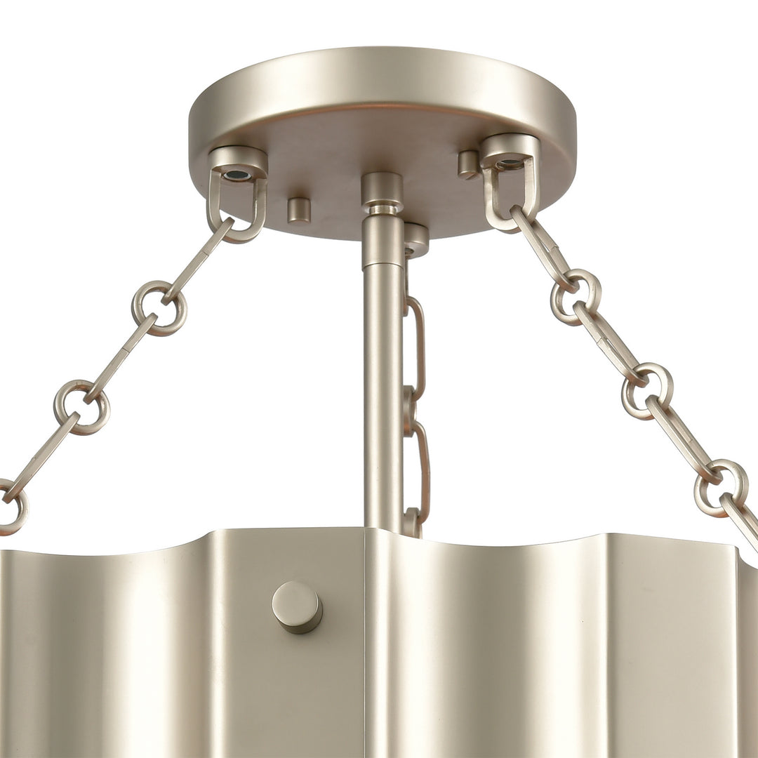Elk Clausten 89056/3 Ceiling Light - Matte Nickel