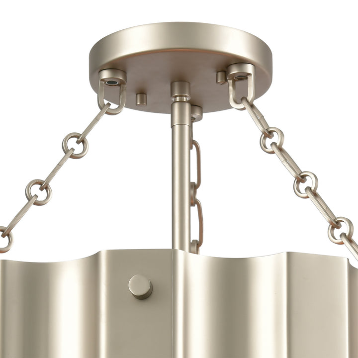 Elk Clausten 89056/3 Ceiling Light - Matte Nickel
