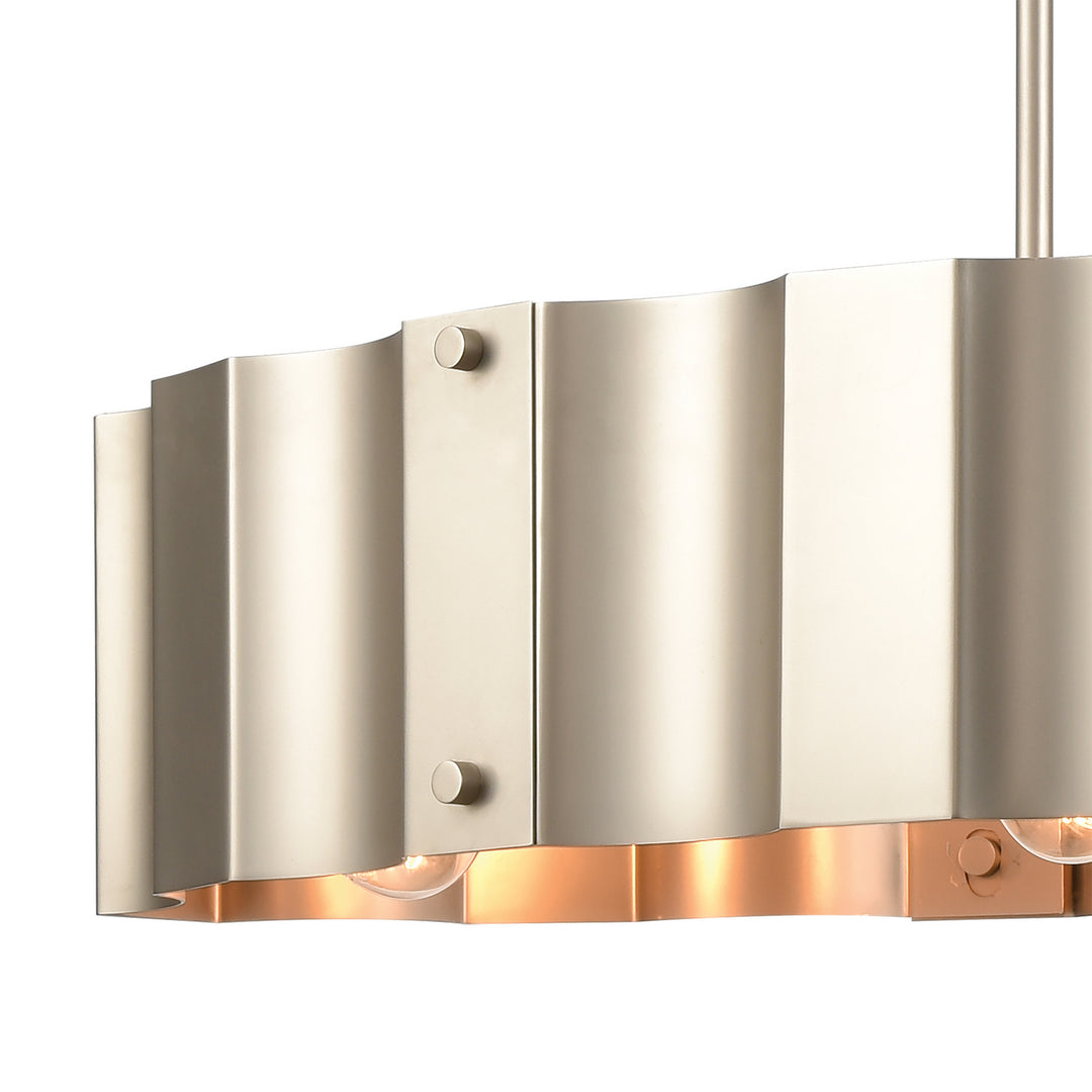 Elk Clausten 89058/4 Pendant Light - Matte Nickel