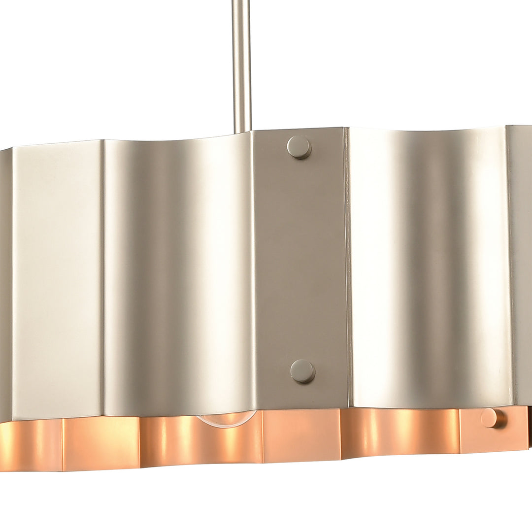 Elk Clausten 89058/4 Pendant Light - Matte Nickel