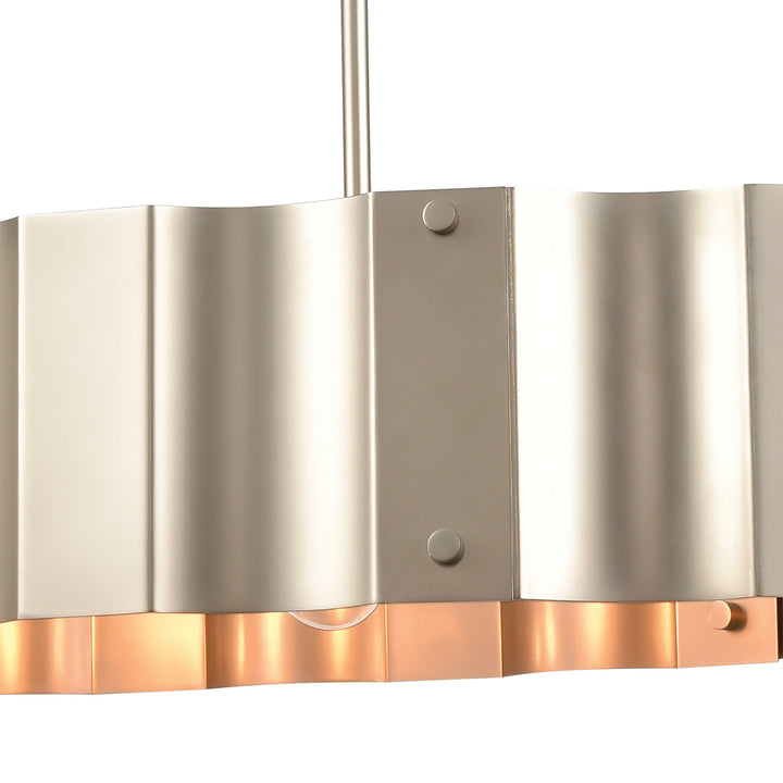 Elk Clausten 89058/4 Pendant Light - Matte Nickel