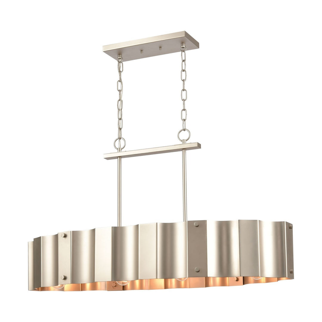 Elk Clausten 89058/4 Pendant Light - Matte Nickel