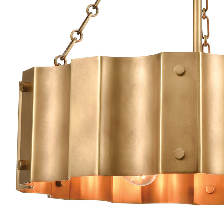 Elk Clausten 89067/4 Chandelier Light - Brass
