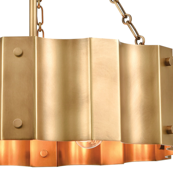 Elk Clausten 89067/4 Chandelier Light - Brass