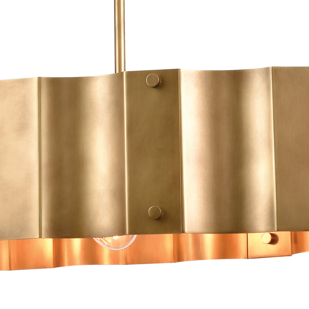 Elk Clausten 89068/4 Pendant Light - Brass