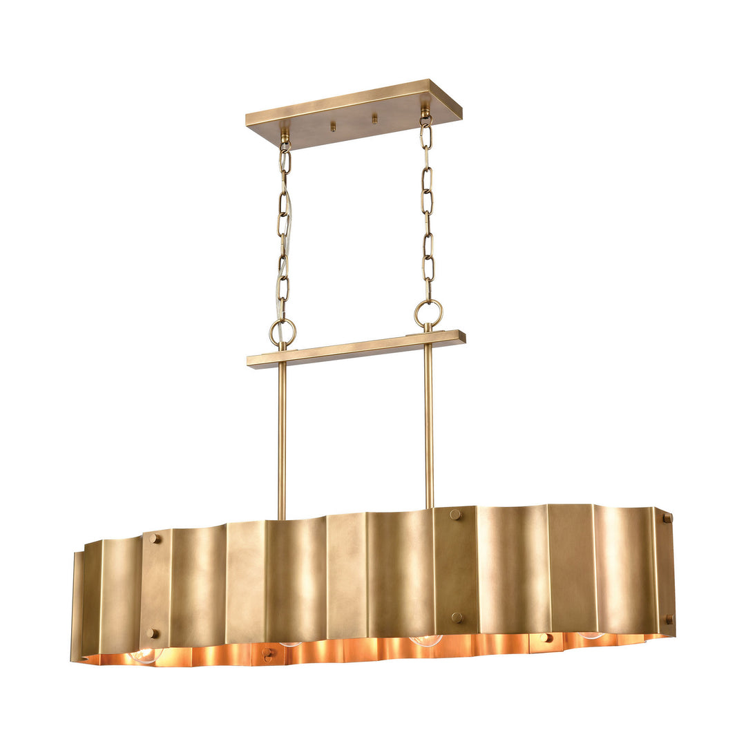 Elk Clausten 89068/4 Pendant Light - Brass