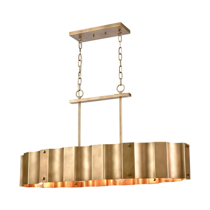 Elk Clausten 89068/4 Pendant Light - Brass