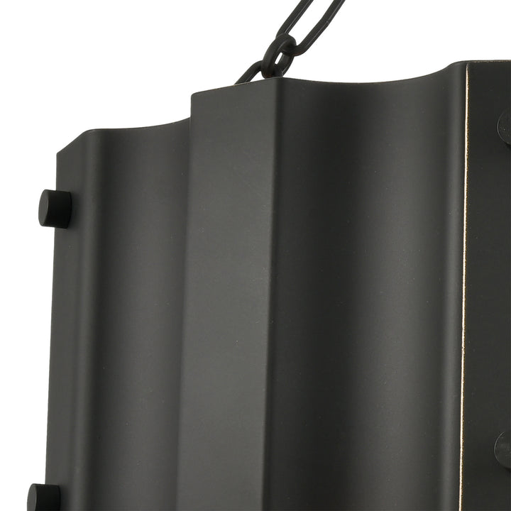 Elk Clausten 89076/3 Ceiling Light - Black