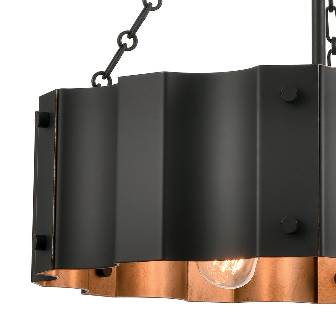 Elk Clausten 89077/4 Chandelier Light - Black