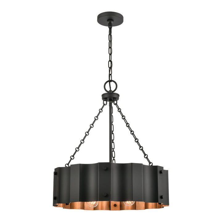 Elk Clausten 89077/4 Chandelier Light - Black