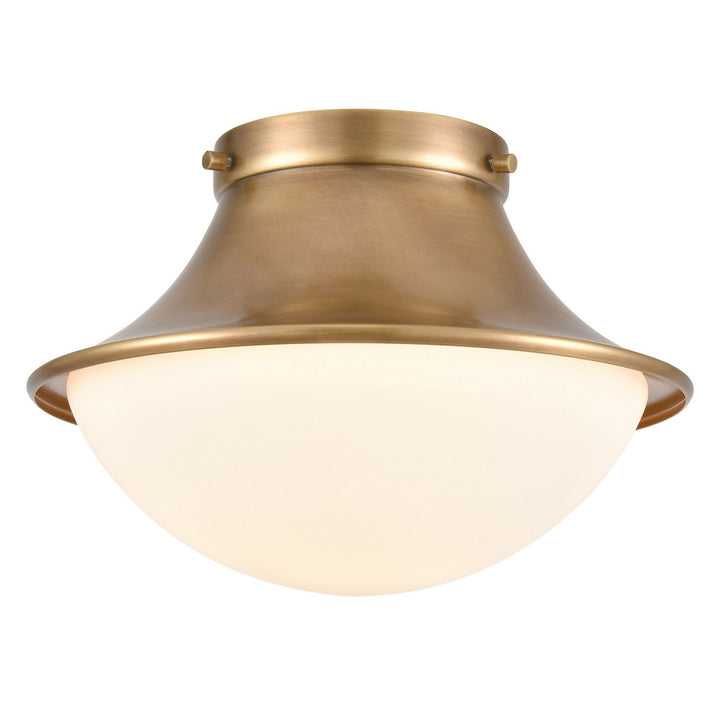 Elk Matterhorn 89125/1 Ceiling Light - Natural Brass