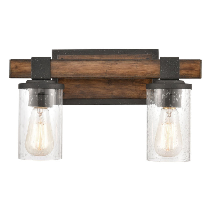 Elk Annenberg 89131/2 Bath Vanity Light 15 in. wide - Distressed Black