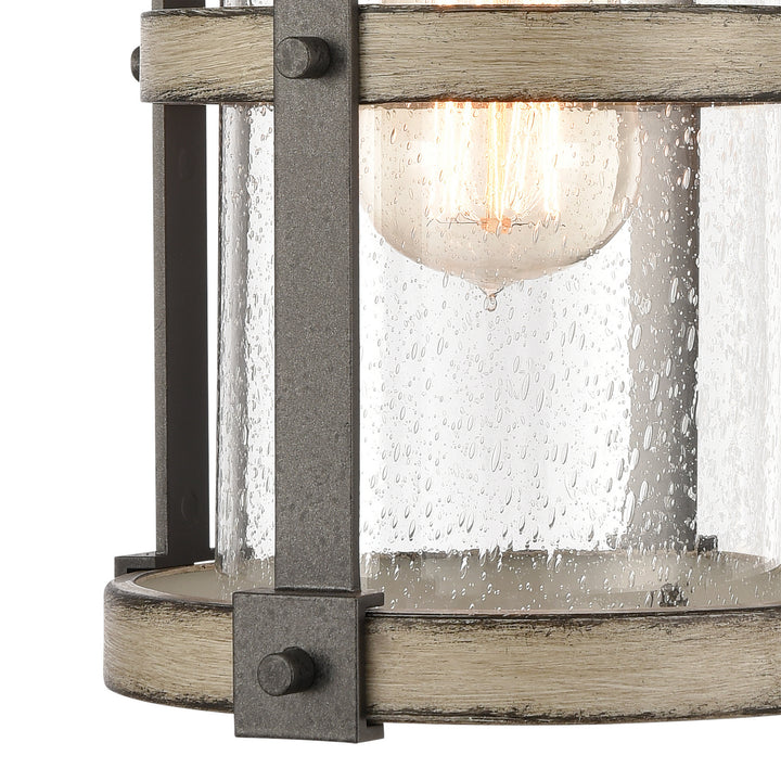 Elk Lighting 89144/1  Annenberg Outdoor Anvil Iron