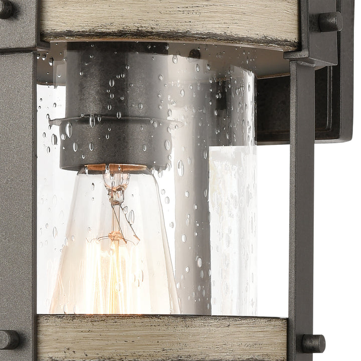 Elk Lighting 89145/1  Annenberg Outdoor Anvil Iron