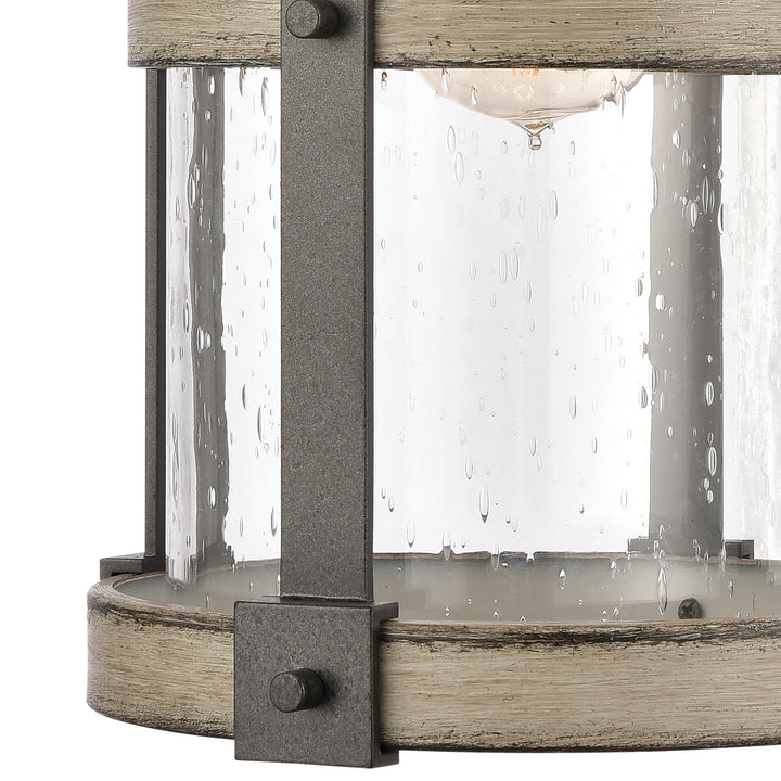 Elk Lighting 89145/1  Annenberg Outdoor Anvil Iron