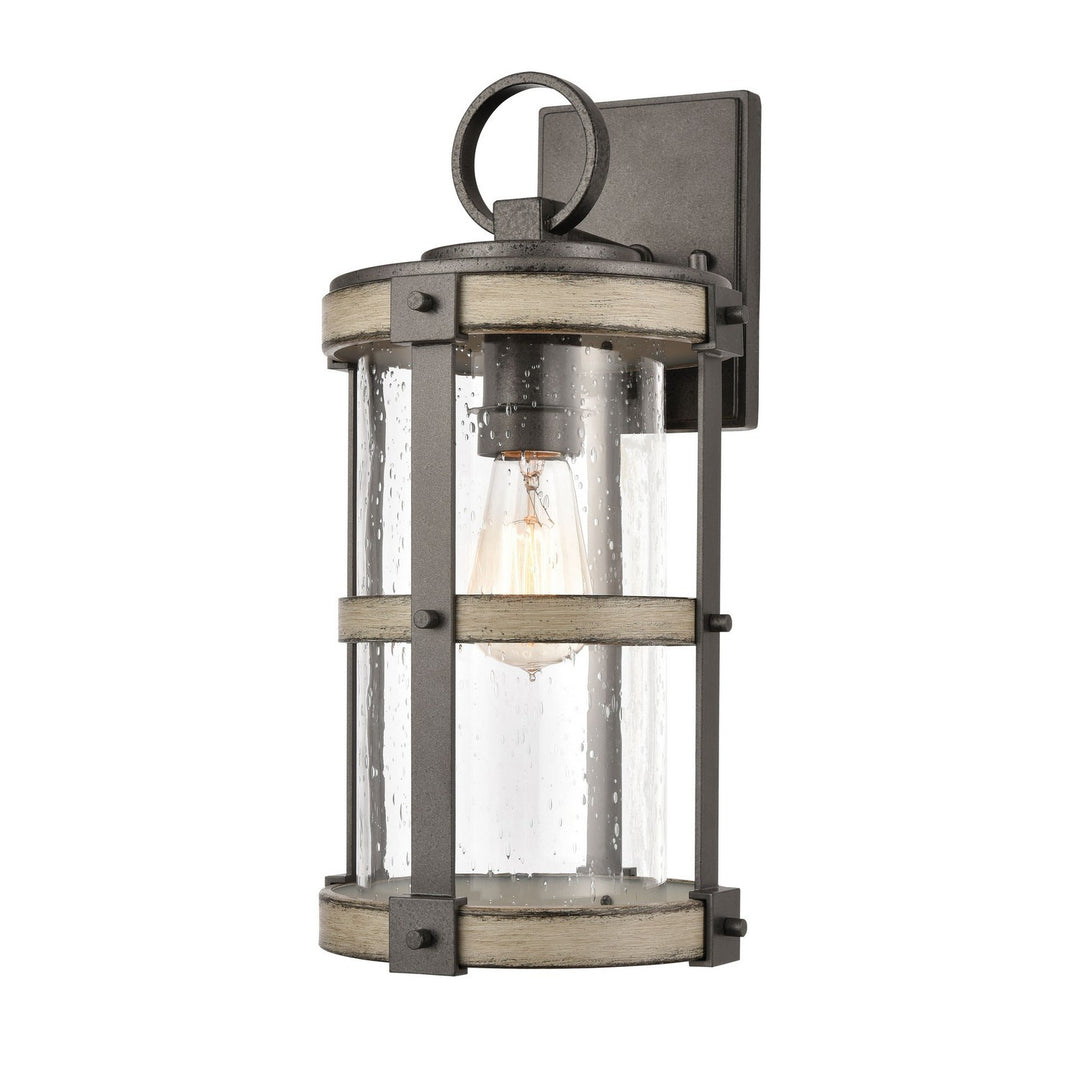 Elk Lighting 89145/1  Annenberg Outdoor Anvil Iron