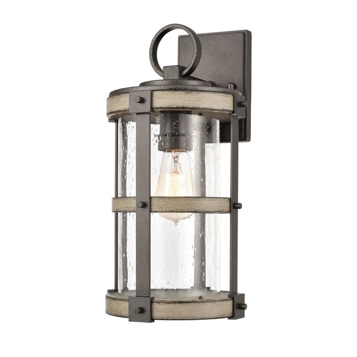 Elk Lighting 89145/1  Annenberg Outdoor Anvil Iron
