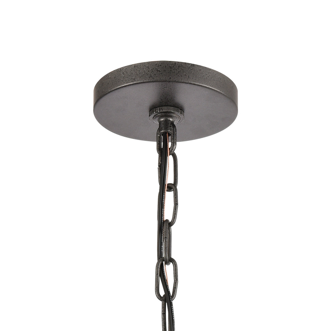 Elk Lighting 89147/1  Annenberg Outdoor Anvil Iron