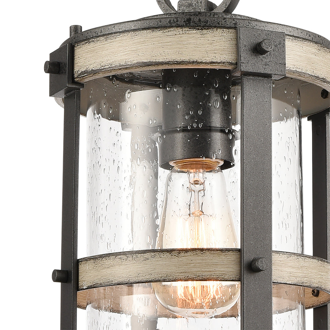 Elk Lighting 89147/1  Annenberg Outdoor Anvil Iron