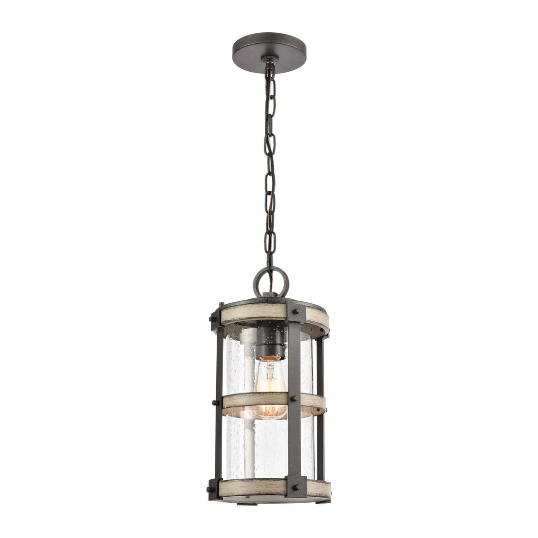 Elk Lighting 89147/1  Annenberg Outdoor Anvil Iron