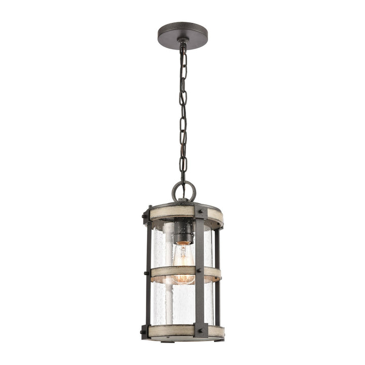 Elk Lighting 89147/1  Annenberg Outdoor Anvil Iron