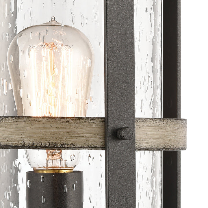 Elk Lighting 89148/1  Annenberg Outdoor Anvil Iron
