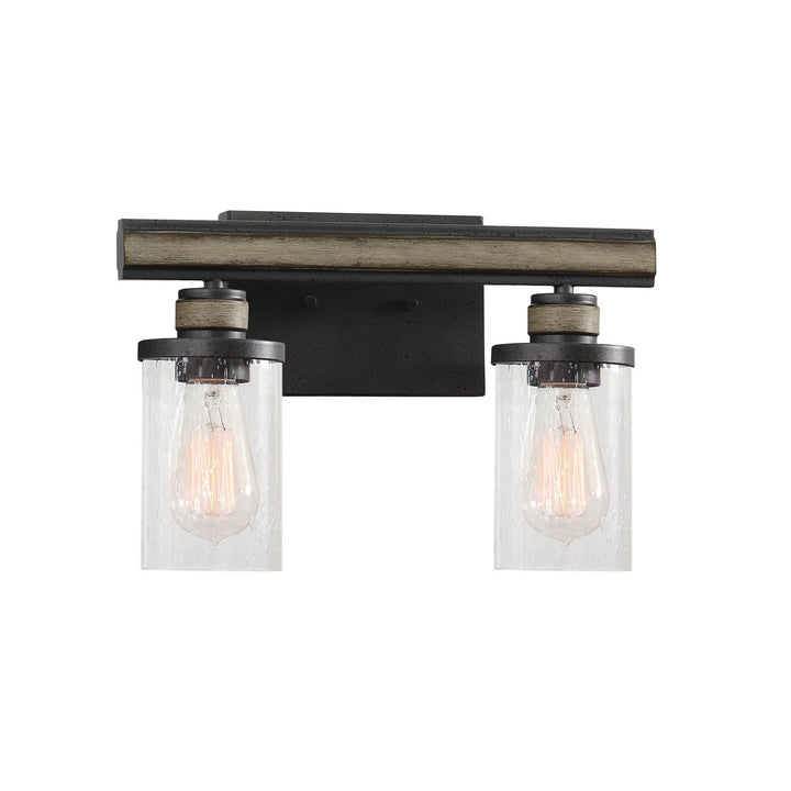 Elk Beaufort 89153/2 Bath Vanity Light 14 in. wide - Anvil Iron