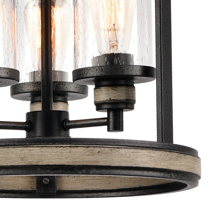 Elk Beaufort 89156/3 Pendant Light - Anvil Iron
