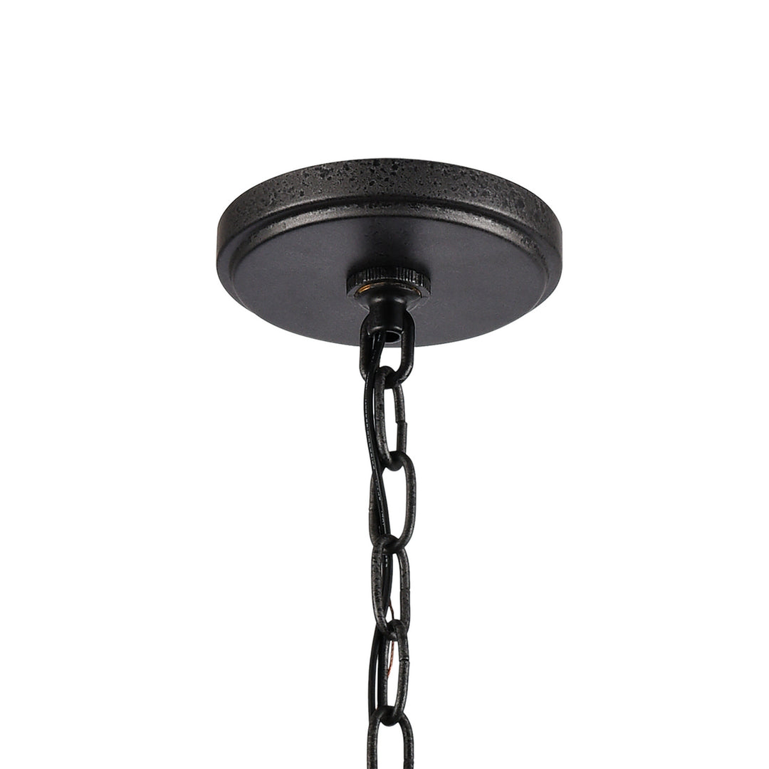 Elk Beaufort 89156/3 Pendant Light - Anvil Iron