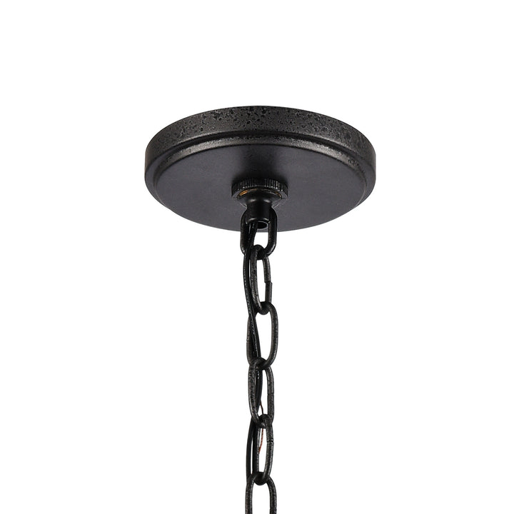 Elk Beaufort 89156/3 Pendant Light - Anvil Iron