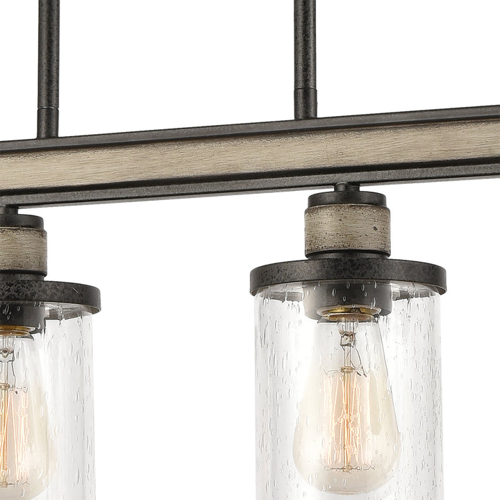 Elk Beaufort 89157/4 Pendant Light - Anvil Iron