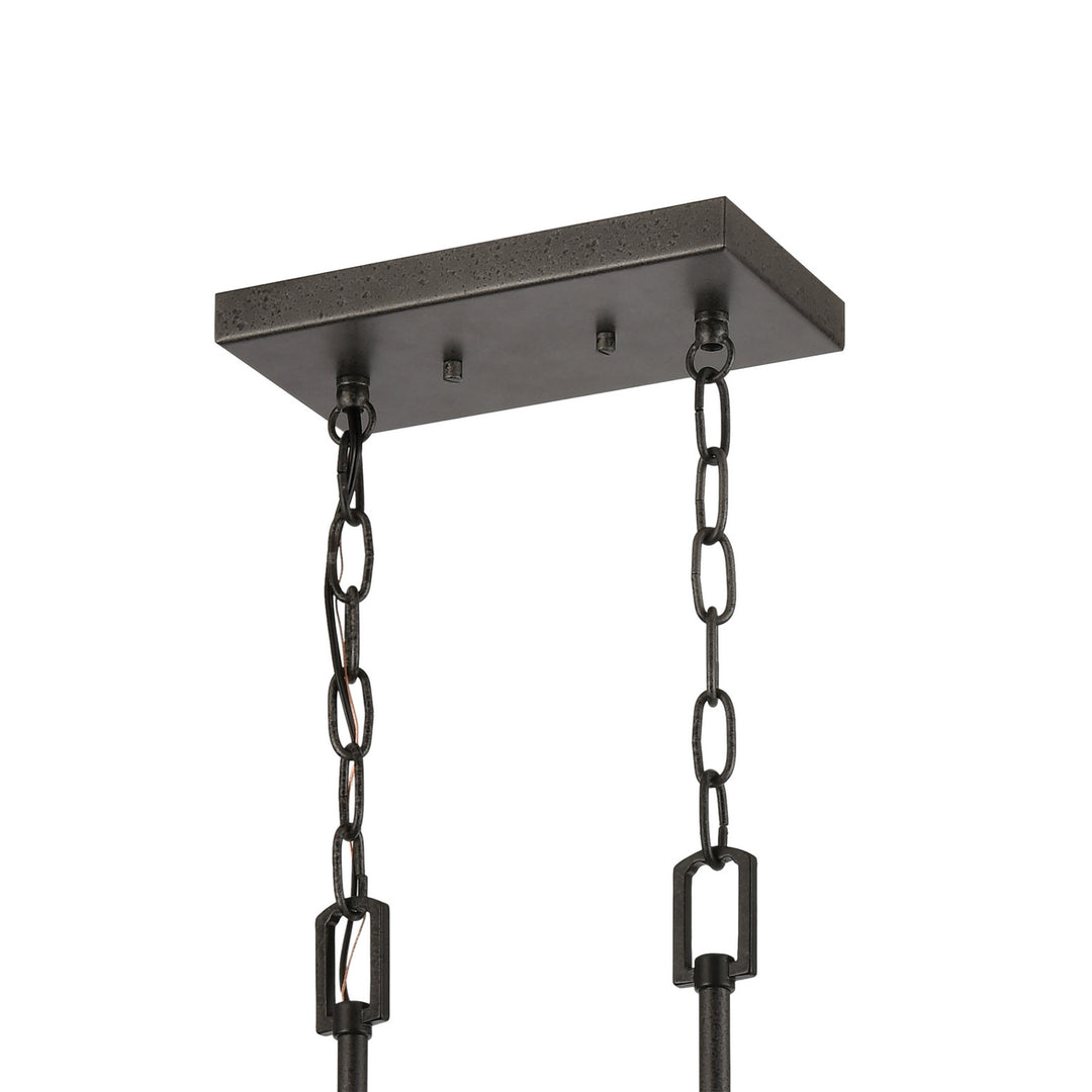 Elk Beaufort 89157/4 Pendant Light - Anvil Iron