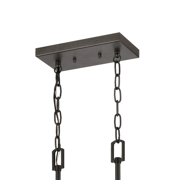Elk Beaufort 89157/4 Pendant Light - Anvil Iron