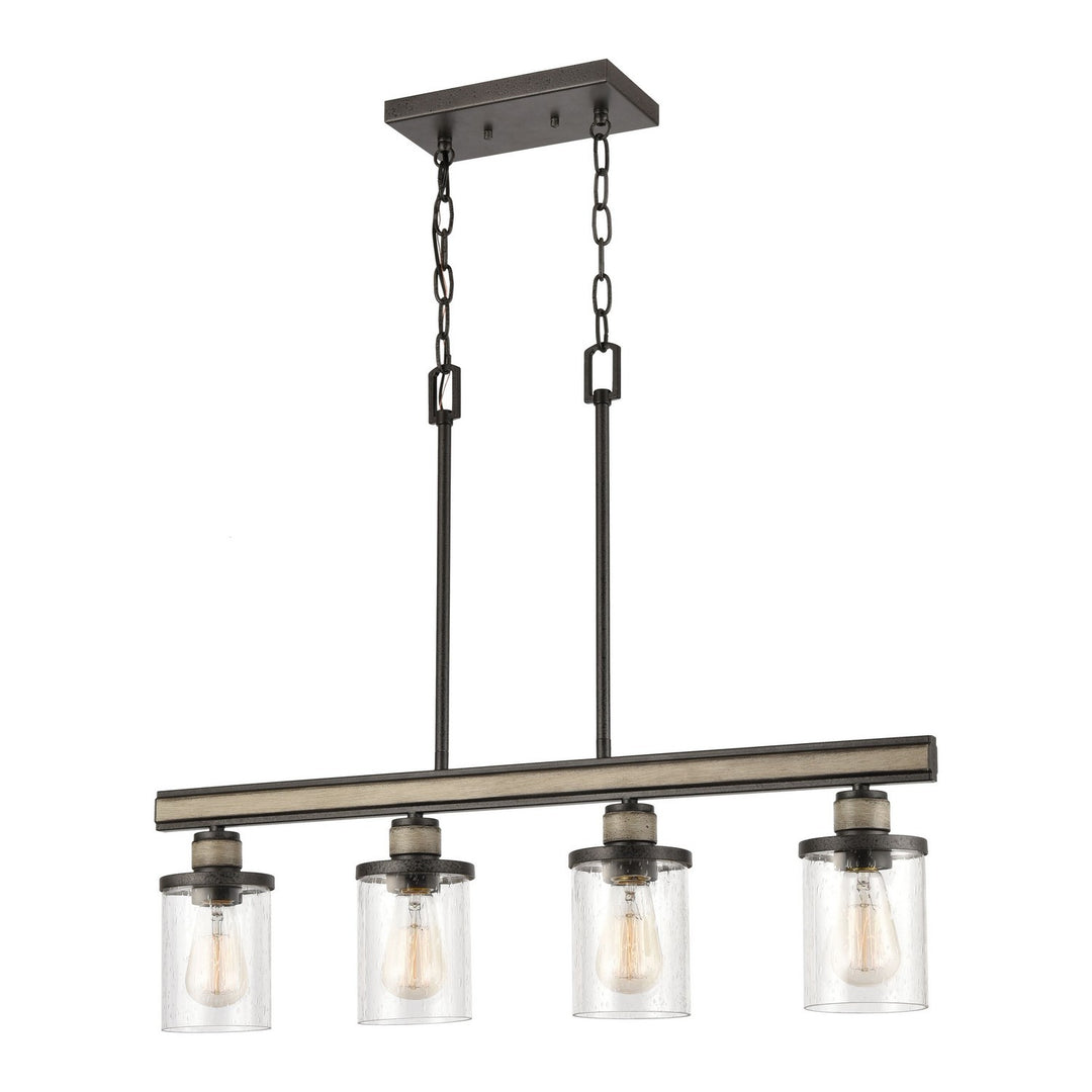 Elk Beaufort 89157/4 Pendant Light - Anvil Iron
