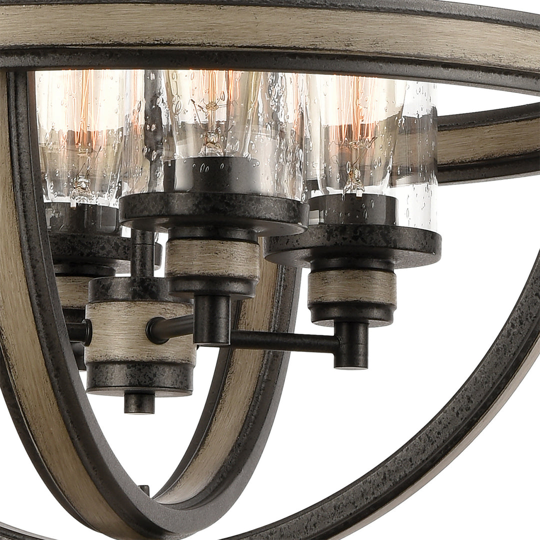 Elk Beaufort 89158/4 Chandelier Light - Anvil Iron