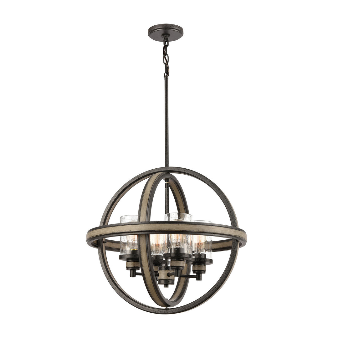 Elk Beaufort 89158/4 Chandelier Light - Anvil Iron