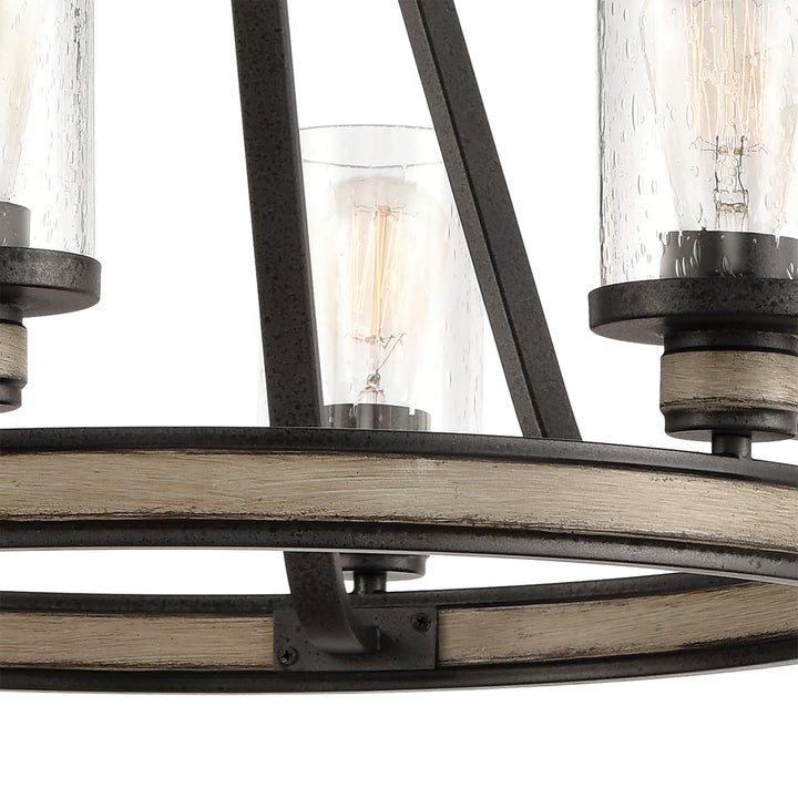 Elk Beaufort 89159/6 Chandelier Light - Anvil Iron