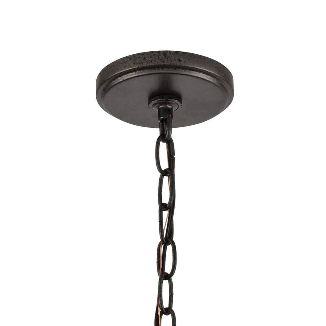 Elk Beaufort 89159/6 Chandelier Light - Anvil Iron