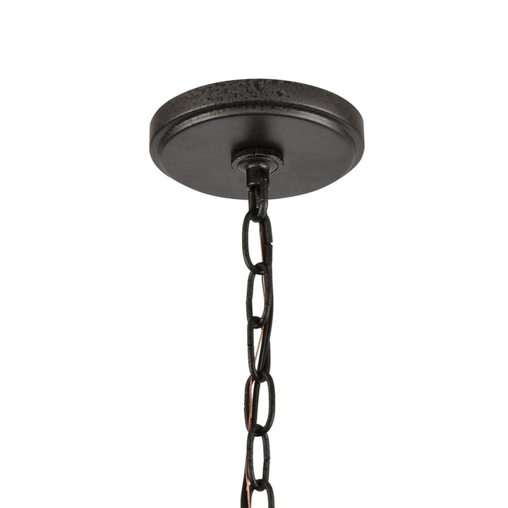 Elk Beaufort 89159/6 Chandelier Light - Anvil Iron