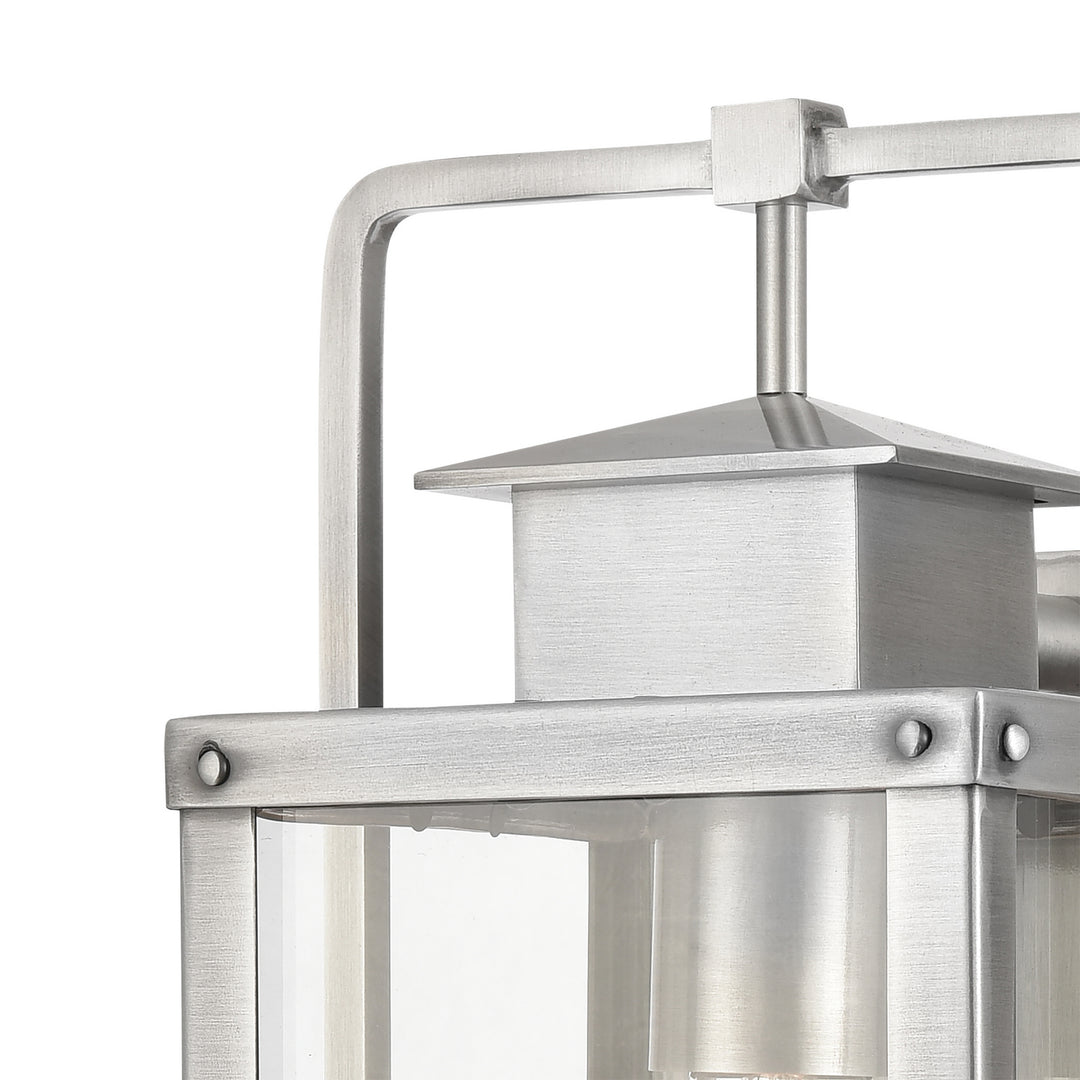 Elk Lighting 89171/1  Crested Butte Outdoor Antique Brushed Aluminum
