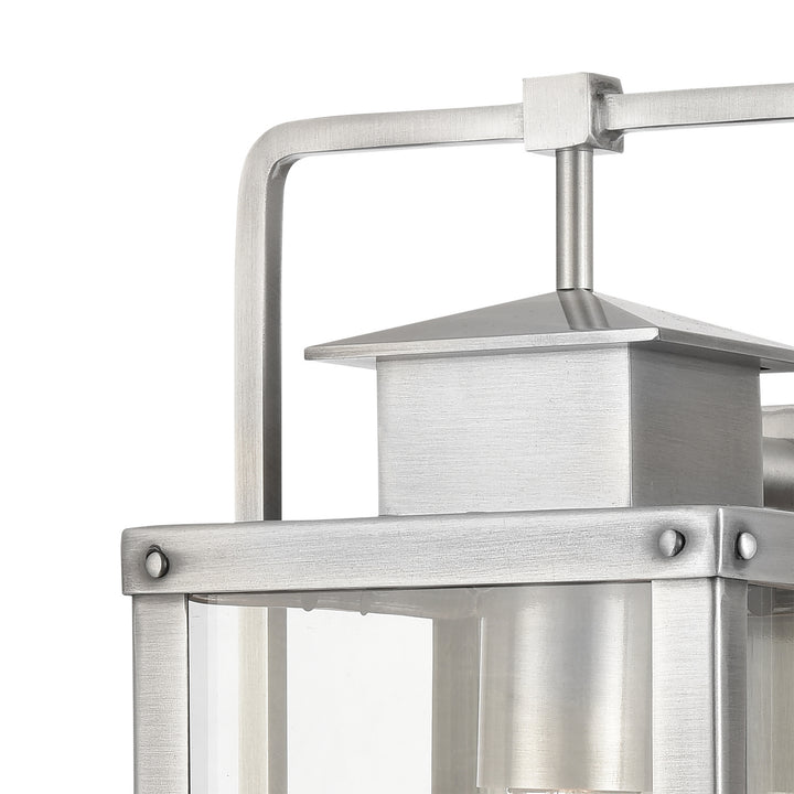 Elk Lighting 89171/1  Crested Butte Outdoor Antique Brushed Aluminum