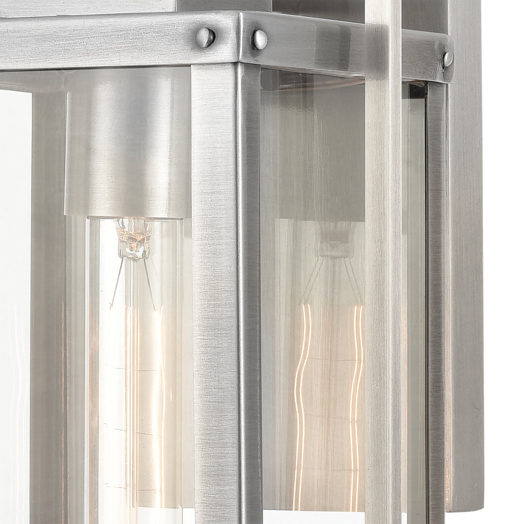 Elk Lighting 89171/1  Crested Butte Outdoor Antique Brushed Aluminum