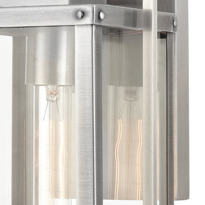 Elk Lighting 89171/1  Crested Butte Outdoor Antique Brushed Aluminum