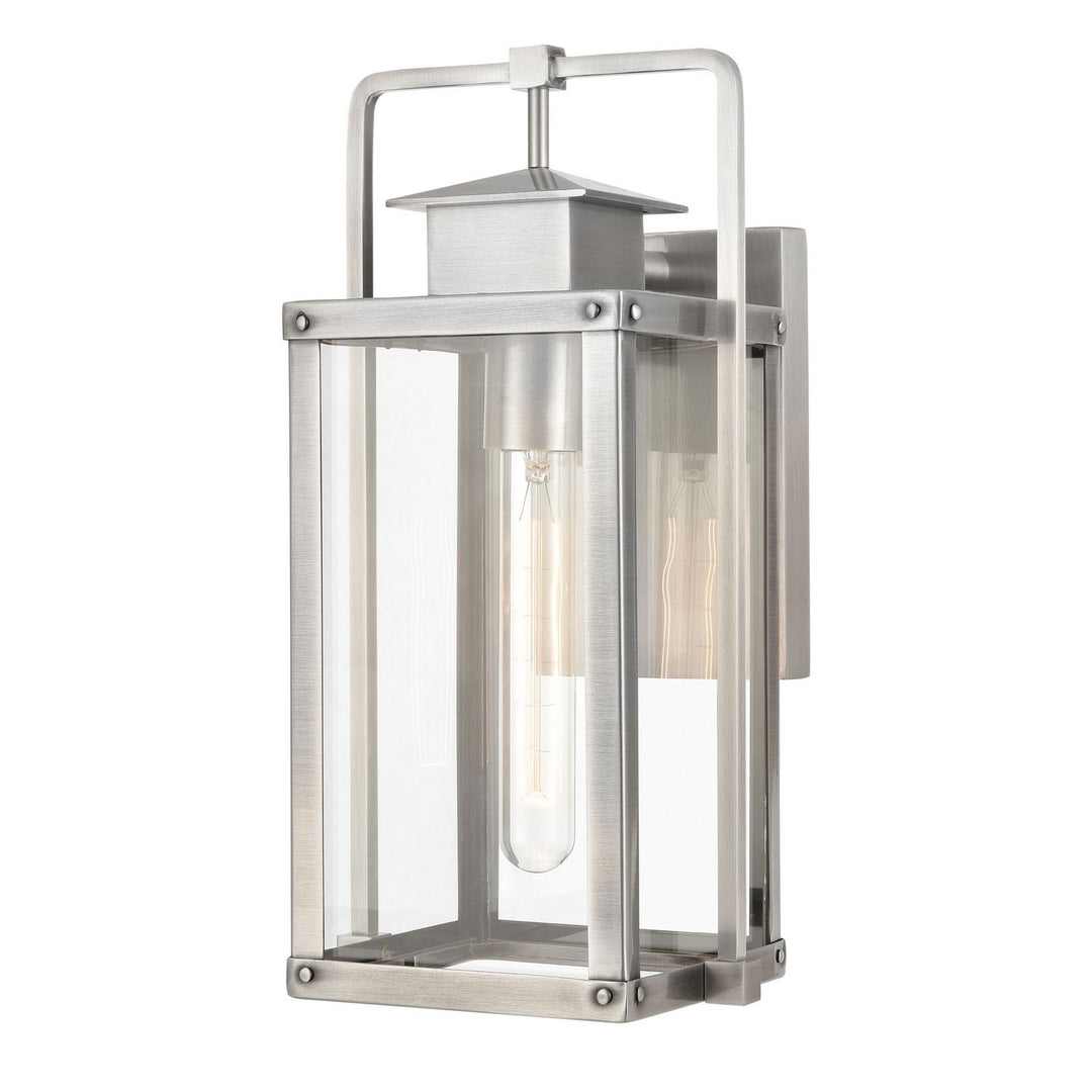 Elk Lighting 89171/1  Crested Butte Outdoor Antique Brushed Aluminum