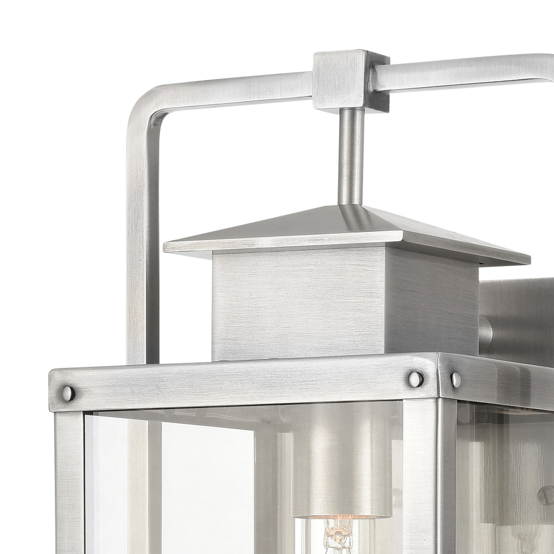 Elk Lighting 89172/1  Crested Butte Outdoor Antique Brushed Aluminum