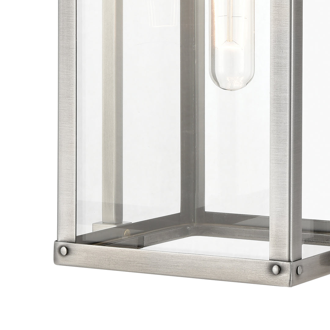 Elk Lighting 89172/1  Crested Butte Outdoor Antique Brushed Aluminum
