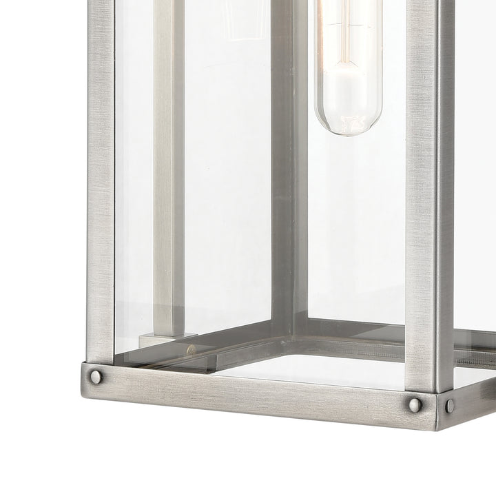 Elk Lighting 89172/1  Crested Butte Outdoor Antique Brushed Aluminum