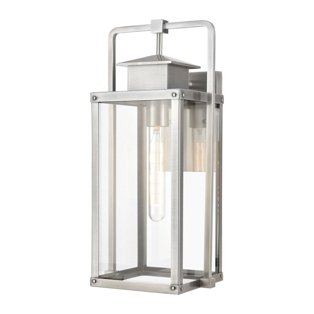 Elk Lighting 89172/1  Crested Butte Outdoor Antique Brushed Aluminum