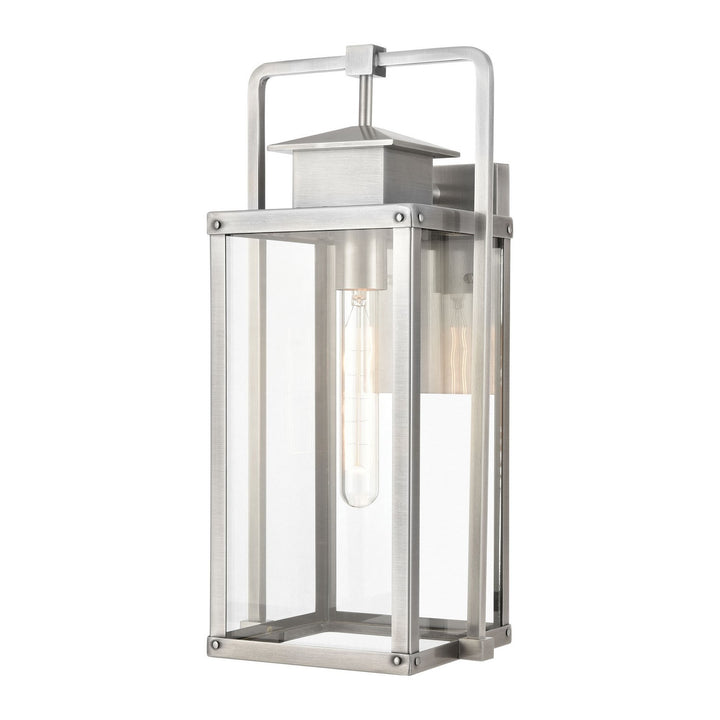Elk Lighting 89172/1  Crested Butte Outdoor Antique Brushed Aluminum