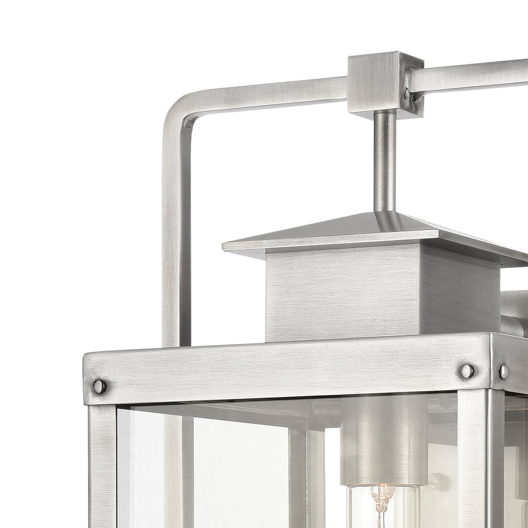 Elk Lighting 89173/1  Crested Butte Outdoor Antique Brushed Aluminum